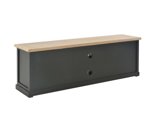 vidaXL Mueble para TV madera negro 120x30x40 cm