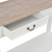 Mesa consola de madera blanco 110x35x80 cm