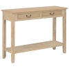 Mesa consola de madera 110x35x80 cm