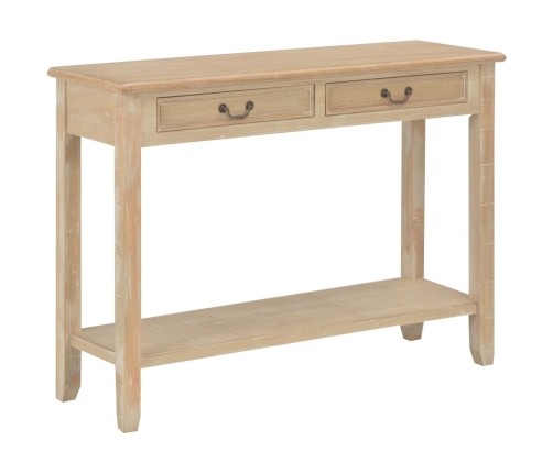 Mesa consola de madera 110x35x80 cm