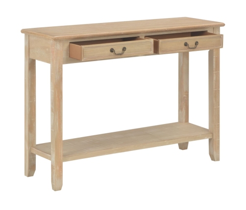 Mesa consola de madera 110x35x80 cm