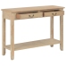 Mesa consola de madera 110x35x80 cm