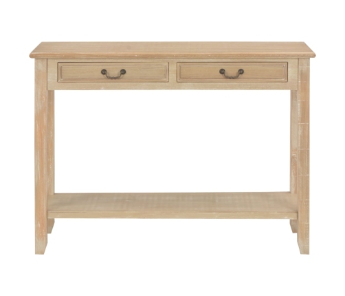 Mesa consola de madera 110x35x80 cm