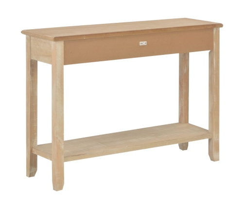 Mesa consola de madera 110x35x80 cm