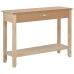 Mesa consola de madera 110x35x80 cm