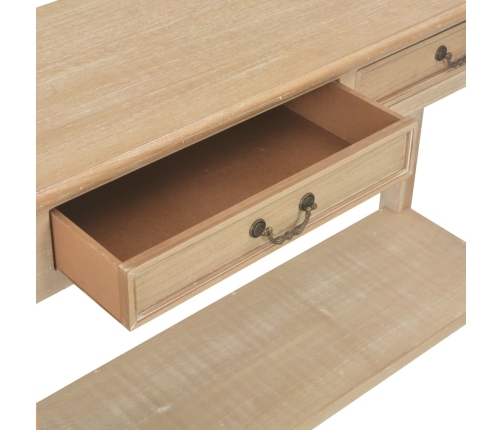 Mesa consola de madera 110x35x80 cm