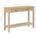 Mesa consola de madera 110x35x80 cm