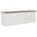 Mueble para TV de madera blanco 120x30x40 cm