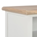 Mueble para TV de madera blanco 120x30x40 cm