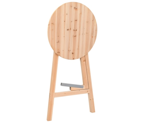 Mesa de bar plegable de madera de abeto 78 cm