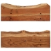 Estantes de pared 2 uds madera maciza de acacia 60x20x18 cm