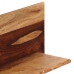 Estantes de pared 2 uds madera maciza de sheesham 118x26x20 cm