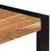 vidaXL Mesa de centro de madera maciza de acacia 60x60x40 cm