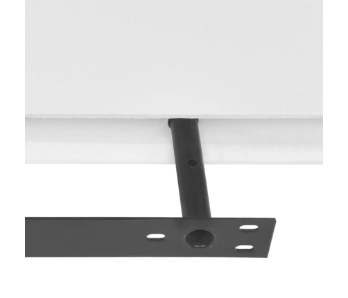 vidaXL Estantes de pared 4 unidades blanco 40 cm