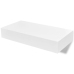 Estantes de pared flotantes con cajones 2 uds blanco 48 cm