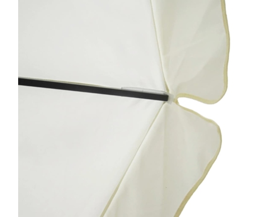 Sombrilla aluminio blanco 500 cm