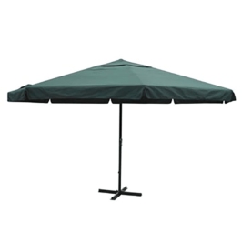 Sombrilla aluminio verde 500 cm
