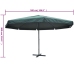Sombrilla aluminio verde 500 cm