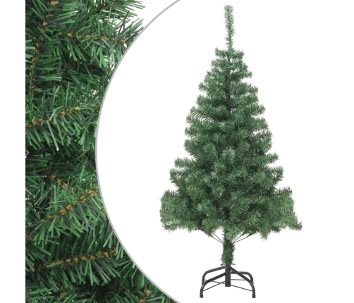 Árbol de Navidad artificial con soporte 150 ramas 380 cm