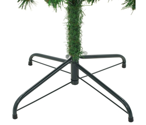 Árbol de Navidad artificial con piñas 210 cm