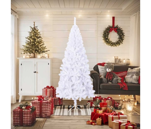 Árbol de Navidad artificial con soporte 620 ramas 180 cm