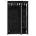 Armario plegable 110x45x175 cm negro