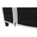 Armario plegable 110x45x175 cm negro