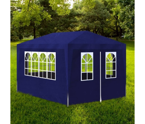 Carpa para fiestas azul 3x4 m