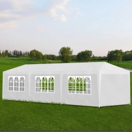 Carpa para fiestas blanco 3x9 m