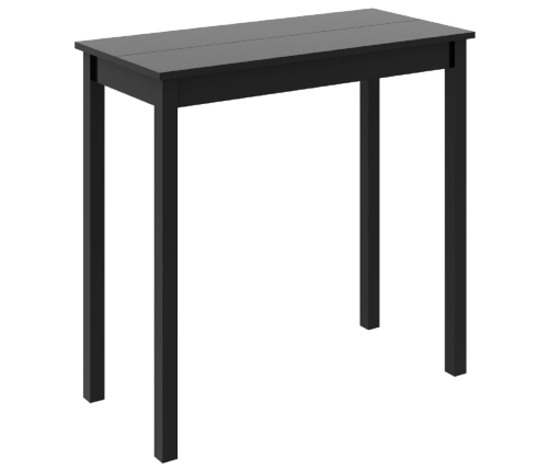 Mesa alta negra de MDF 115x55x107 cm