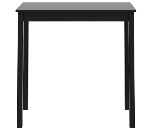 Mesa alta negra de MDF 115x55x107 cm