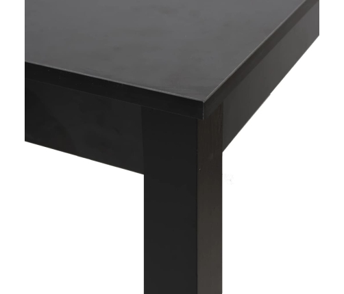 Mesa alta de bar MDF negra 55x55x107 cm