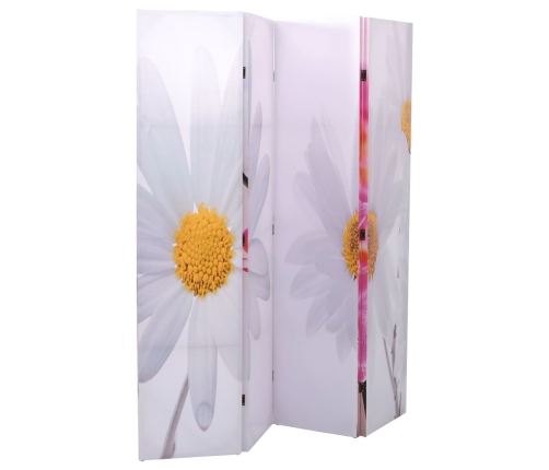 Biombo divisor plegable 160x170 cm flores