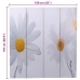 Biombo divisor plegable 160x170 cm flores