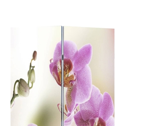 Biombo divisor plegable 217x170 cm flores