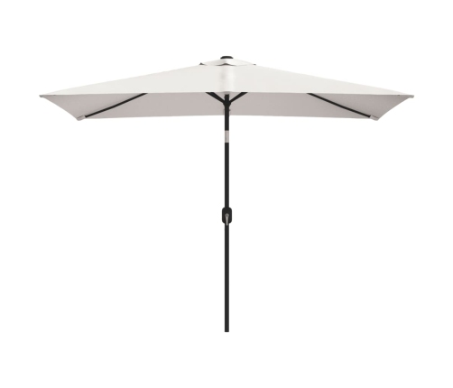 Sombrilla rectangular blanco arena 200x300 cm