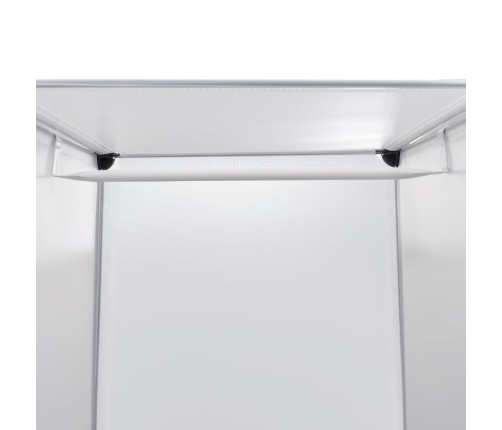 vidaXl Armario modular con 9 compartimentos blanco 109x36,5x143 cm