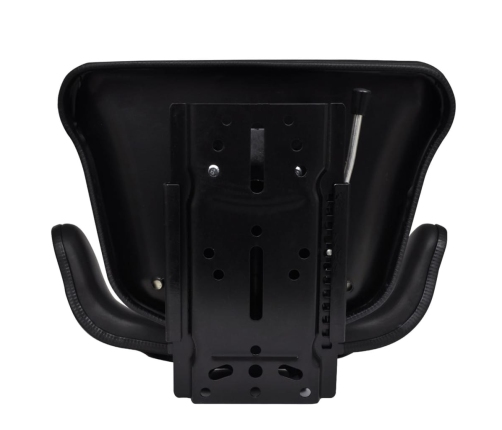 Asiento de tractor con respaldo negro