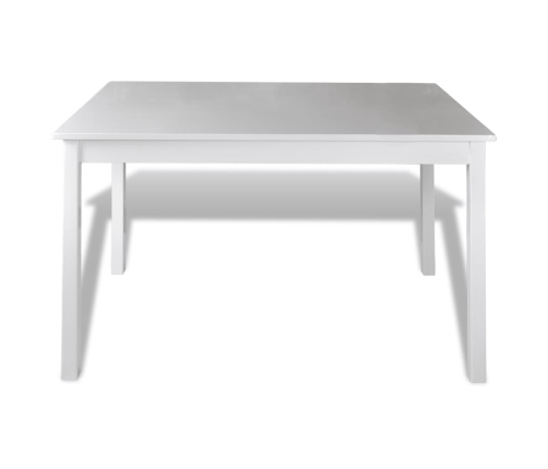 Juego de muebles de comedor 5 piezas blanco