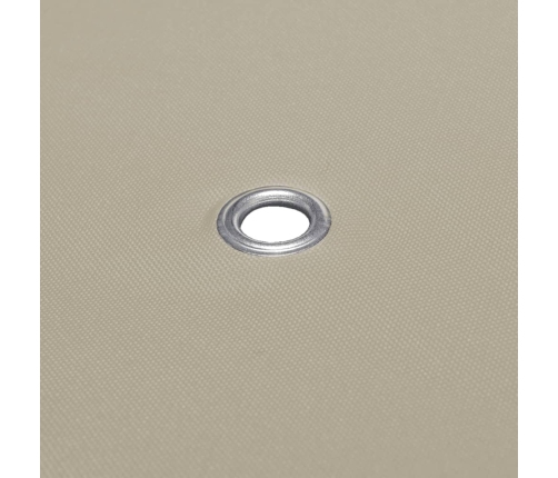 Cubierta de repuesto de cenador 310 g/m² beige 3x3 m