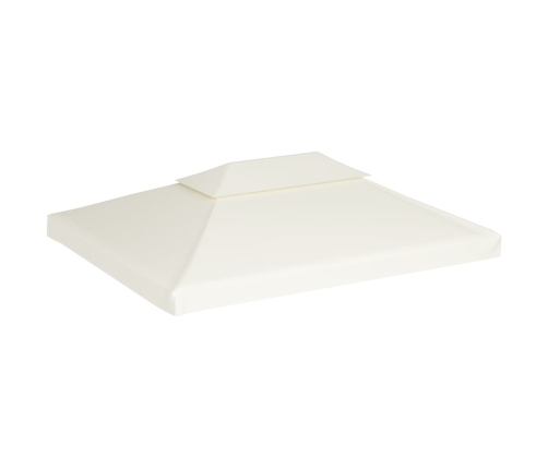 Cubierta de repuesto de cenador crema blanco 310 g/m² 3x4 m