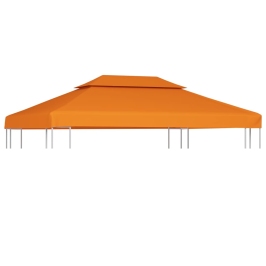 Cubierta de repuesto de cenador naranja 310 g/m² 3x4 m