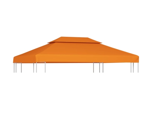 Cubierta de repuesto de cenador naranja 310 g/m² 3x4 m