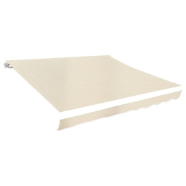 Toldo de lona blanco crema 4x3 m (sin estructura)