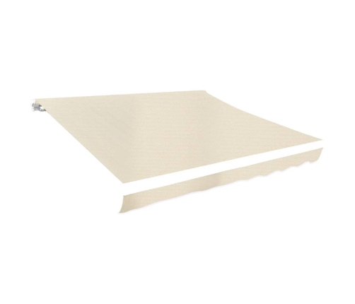 Toldo de lona blanco crema 4x3 m (sin estructura)