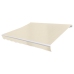 Toldo de lona blanco crema 4x3 m (sin estructura)