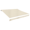 Toldo de lona blanco crema 6x3 m (sin estructura)