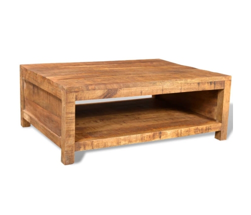 Mesa de centro de madera maciza de mango