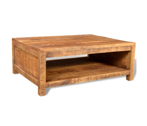 Mesa de centro de madera maciza de mango