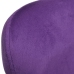 Sillón egg giratorio con cojín pequeño terciopelo morado